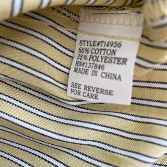 💥🆕Bohemian Bell Long Sleeve Stripped Lace Blouse M🆕 - Picture 7 of 8